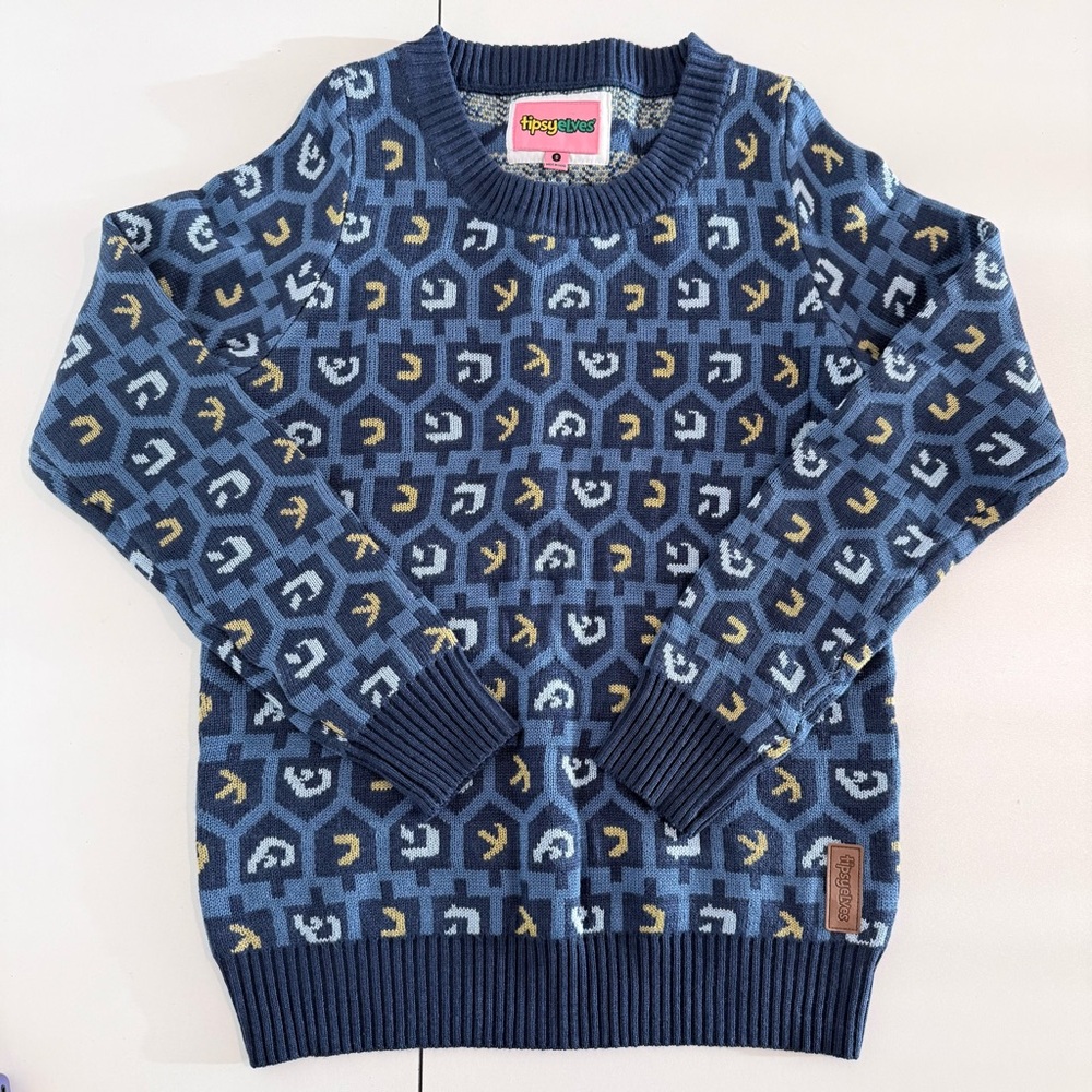 Tipsy Elves Geometric Print Knit Sweater | Long Sleeve | NWT